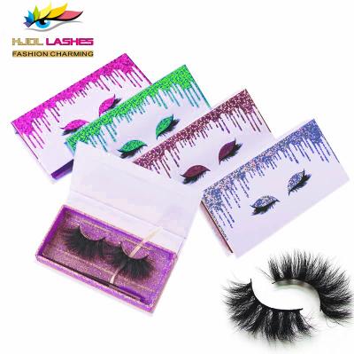 China Long Natural Loose Eyelashes Mixed Styles Lashes Private Label 3d Mink Fluffy Eyelash 25mm Lashes Vendor for sale