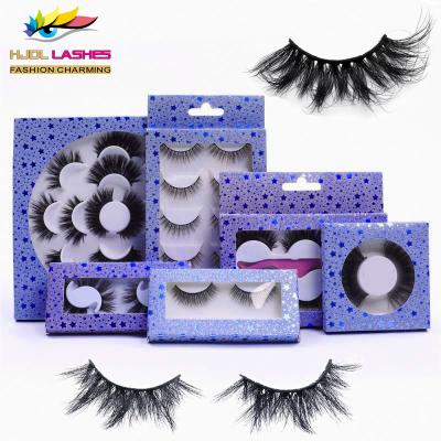 China 3d mink lashes natural soft eyelashes also have eyelash packaging box for sale