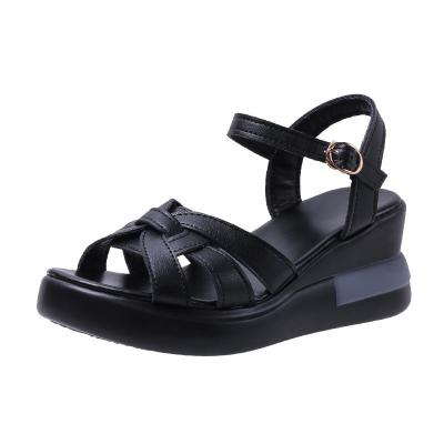 China Fashion Trend 2023 New Summer Roman Platform Sandals Women's Platform Shoes Fashion High Wedge Large Size Women's Shoes for sale