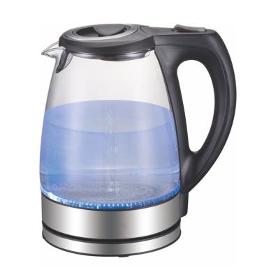 China 360 Degree High Borosilicate Kettle Rotation Low Glass Electric Kettle Household Electric Kettle Electric Kettle for sale