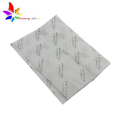 China China Supplier Custom Gray Moisture Proof Tissue Paper Logo Printed Tissue Paper Cloth Shoes Wrapping Paper for sale