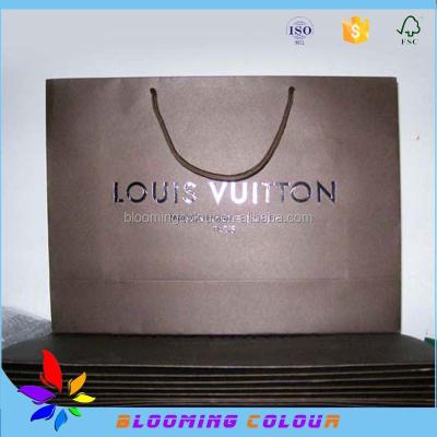 China Recyclable Factory Direct Printing Paper Machine Made Bag / Custom Logo Design Paper Gift Bag for sale