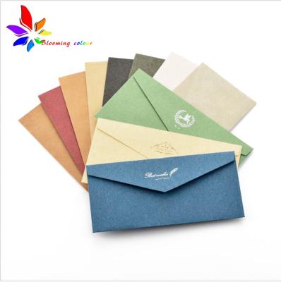 China Wholesale Business Envelope Manufacturing Custom Design Kraft Paper Envelope Gift Envelope for sale