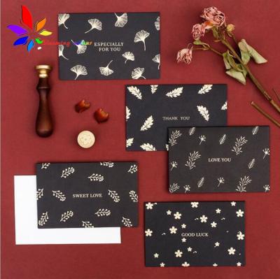 China Custom Luxury Business Envelope Hot Stamping Envelope For Cash Savings Wallet for sale