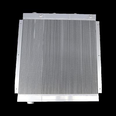 China High Performance Compact Size Aluminum Plate Air Oil Cooler And Bar Unit Heat Exchanger Air Cooled Compressors for sale