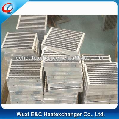 China Compact And Efficient Hot Selling Heat Exchanger High Efficient Plate Fin Air To Air Core for sale