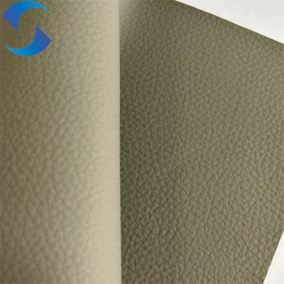 Cina 140/160 Width Artificial Leather Fabric Number PVC Leather Fabric high quality cat paw leather faux leather fabric in vendita