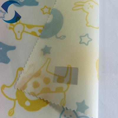 China Digital Polyester Cartoon Printing Taffeta Fabric Raincoat Waterproof For Kids for sale