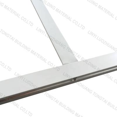 China Surface Smoothness And Low Price T-Bar Main Tee Easy Cleaning Cross Wall Angle For Gypsum Ceiling Network for sale