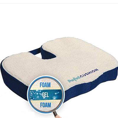 China Cooling Soft Memory Gel Pad Gel Cushion Gel Memory Foam Cushion for sale