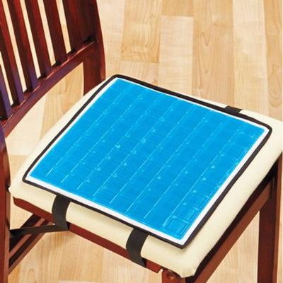 China PORTABLE Customizable Size Summer Relax Gel Seat Cover Back Seat Cushion Cooling Pad for sale