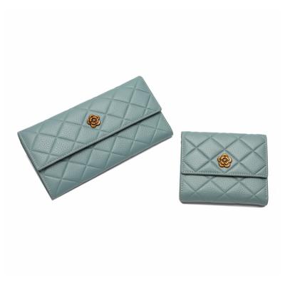 China Waterproof Custom Leather Purse For Women, Woman Purse Ladies Real Long Leather Wallet for sale