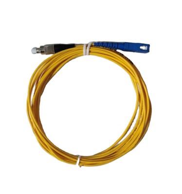 China FTTH Outdoor/Indoor Jumper SC/UPC Singlemode SC/UPC Cord Fiber Optic Patch Cord AT 1 for sale