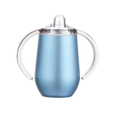 China Sustainable Custom logo double wall stainless steel camping water bottle with lid handle for sale