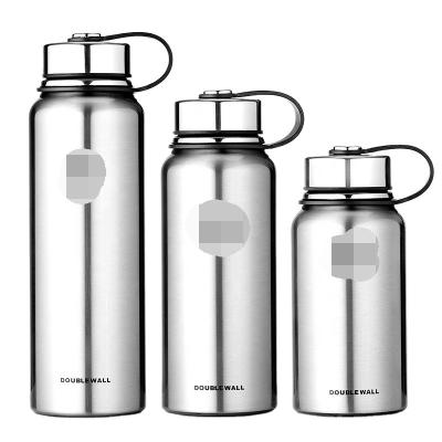 China Sustainable 600ml 800ml 1000ml 1500ml custom logo insulated stainless steel water bottle for sale