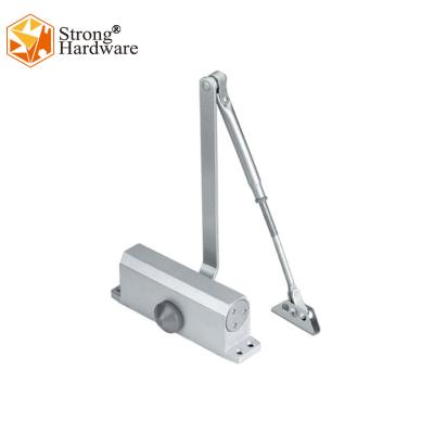 China Middle Door Heavy Duty Aluminum Adjustable Automatic Door Closer For 60-80 Kg Door for sale