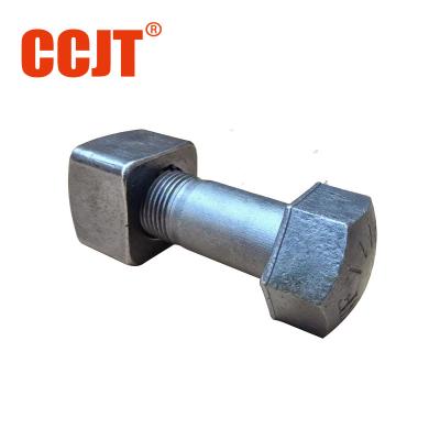 China Bulldozer Excavator Track Shoe Bolts And Nuts 12.9 Level Forging Casting for sale