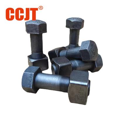 China Excavator Bulldozer Loader Truck Segment Plow Bolts And Nuts Excavator Track Bolts for sale