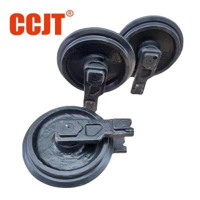 China Front Track Idler Assembly For Excavator Jcb Wheel Bulldozer Parts Rubber Idler Js220 Pc20 Pc60 Pc200 Pc300 Ex120-2 for sale