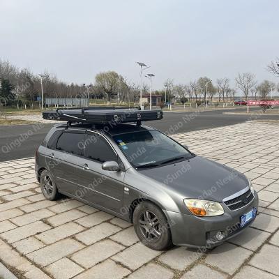 China Factory Directly Supply Car Roof Hard Top Tent Racks Durable Shell Luggage Rack Straight Tethering Type For Sale for sale