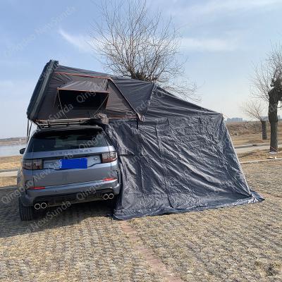 China Extended Type Waterproof Car Top Auto Camping Roof Folding Sunshade Outdoor Tent With Tent for sale