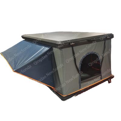 China Extended Type Car Aluminum Hard Roof Top Shell Tent For Sale 4 Person For New Zealand Market for sale