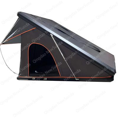 China 2 Person RTS Hard Roof Style 2 Person Hard Roof Opening Trigone Folding Trigone Waterproof UV-Resistant Shell Aluminum Suv Tent Car for Camping for sale