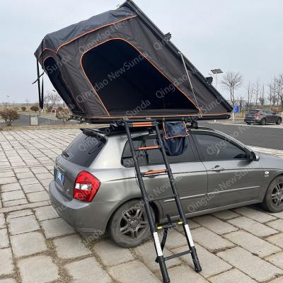 China Straight Bracing Type Hot Sales ABS Hard Shell Car Roof Top Auto Open Outdoor Roof Top Pickup Truck Canvas 4*4 Wd SUV Tent For Sale for sale