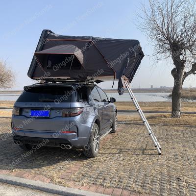 China Straight Bracing Type ABS Camping Roof Top Tent 4 Person Hard Shell 4 Person 3-4 Person, Car Shell Rooftop Roof Top Tent Hard for sale