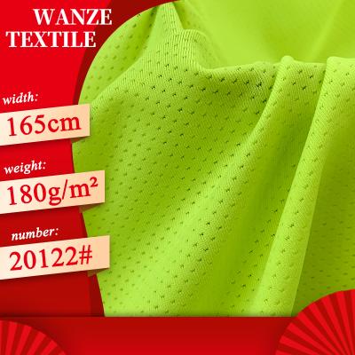 China Stretch polyester mesh fabric star stitch pull frame college style women's basketball jacket sports fabric china textile for sale