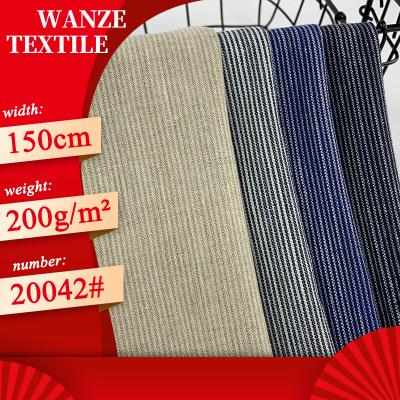 China Breathable Canvas Fabric Cotton Toothpick Band Polyester Canvas Cotton Yarn Dyed Jacquard Fine Canvas for sale