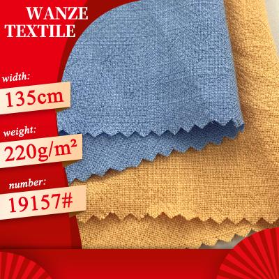 China Linen 12s Pajama Suit Fabric 30% Linen Soft Linen 70% Breathable Wash Canvas Wanze Chinese Style for sale