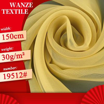 China Princess Breathable Skirt Children's Breathable Silk Cotton Cloud Organza Fabric Gauze Dress Tulle Fabric Wanze for sale