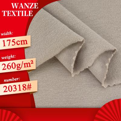 China QUICK DRY 32S Cotton Wadding High Elastic Warm Apparel Knitted Fabric for sale