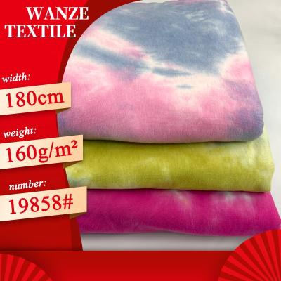 China Wholesale Newest Design QUICK DRY Tie Dyed 100% Cotton For 21s T Shirt Plain Cotton Tie Dyeing China Textile for sale