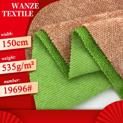 China Super Soft Stretch Chenille Sweater Fabric Where Are Gold Grains Short Shawl Hat Woolen Coat Wool Fabric for sale