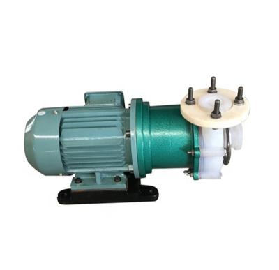 China Other Chlorinated Sealless Plastic Water Fluoride Centrifuge CQB Fluorine Lined Magnetic Pump for sale