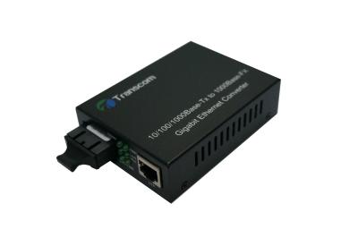 China DC5V2A vezel Optisch aan Rj45-Media Convertor, Vezel aan Kopermedia Convertor Gigabit Te koop