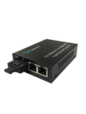 China Dubbele Vezel aan Ethernet-Media Convertor 10 100 Gigabit-Media FCC van Convertorip40 Ce ROHS Te koop