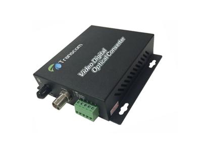 China Full Hd Fiber Video Optical Transmitter , SM Fiber Optic Audio Converter for sale