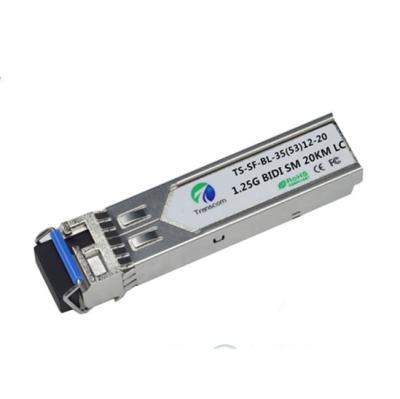 China datos ópticos del solo modo 1.25Gbps de los transmisores-receptores de 1310/1550nm SFP BiDi SFP - tarifa en venta