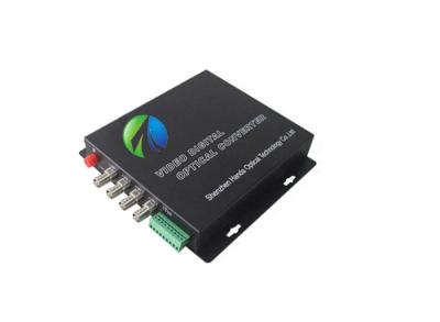 China DC5V 2A Rs485 To Fiber Optic Converter 4CH With 0-200Kbps Data Rate for sale