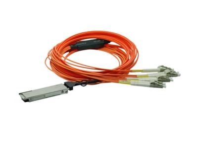 China Bajo consumo de energía activo del canal del cable óptico 4 de SFP+ LC 10Gbps en venta