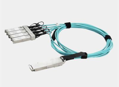 China Desbloqueo Qsfp+ óptico a la chaqueta de PVC del cable de Sfp+ para Gigabit Ethernet en venta