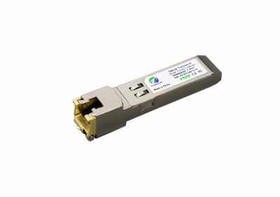 China Gigabit Ethernet reviste el módulo 1.25G/10g del transmisor-receptor con cobre de SFP con los estándares 1000BASE-T en venta