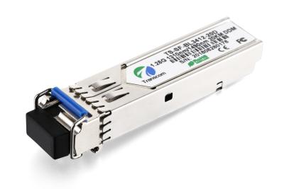 中国 SFP BIDIギガビット繊維のトランシーバー1.25G 1490/1310nm DDM 20KMの間隔3.3V 販売のため