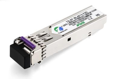 中国 1490/1550nmイーサネット繊維光学のトランシーバーSFP BIDI DDM 1.25G 160KM LCのコネクター 販売のため