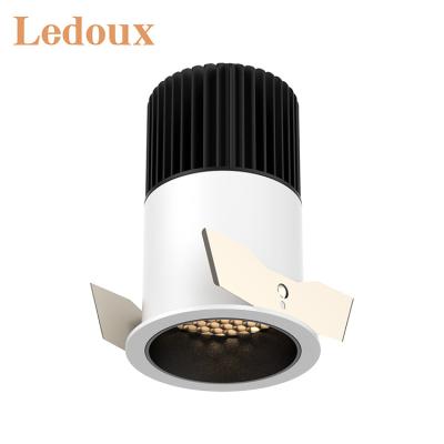 China LEDOUX 20W 30W Modern High Quality Anti-glare Aluminum Home Recessed Indoor Spotlights Down Light Led for sale