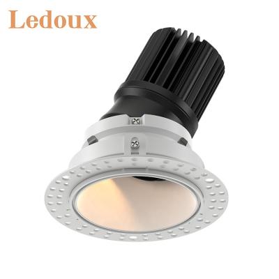 China LEDOUX Modern High Quality Aluminum Recessed Anti-glare Home Indoor Lamp 10W 15W 20W 30W Led Downlights for sale