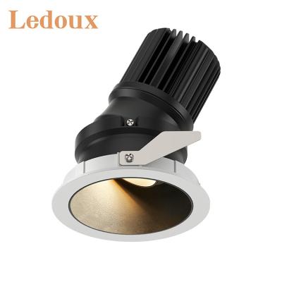 China LEDOUX Modern High Quality Modern Style Recessed Anti-glare Indoor Spot Light 10W 15W 20W 30W Led Down Light for sale